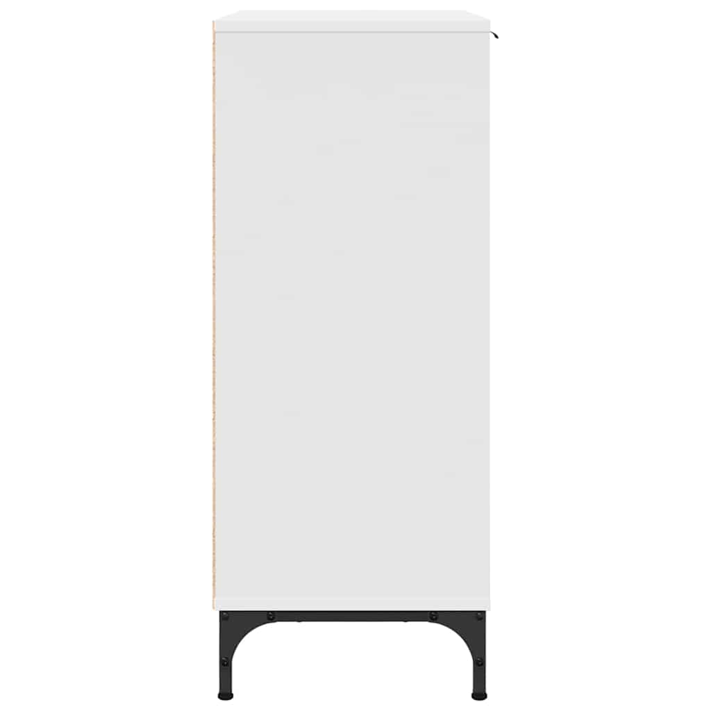 Sideboard Hvid 89,5 x 33 x 82 cm Konstrueret træ