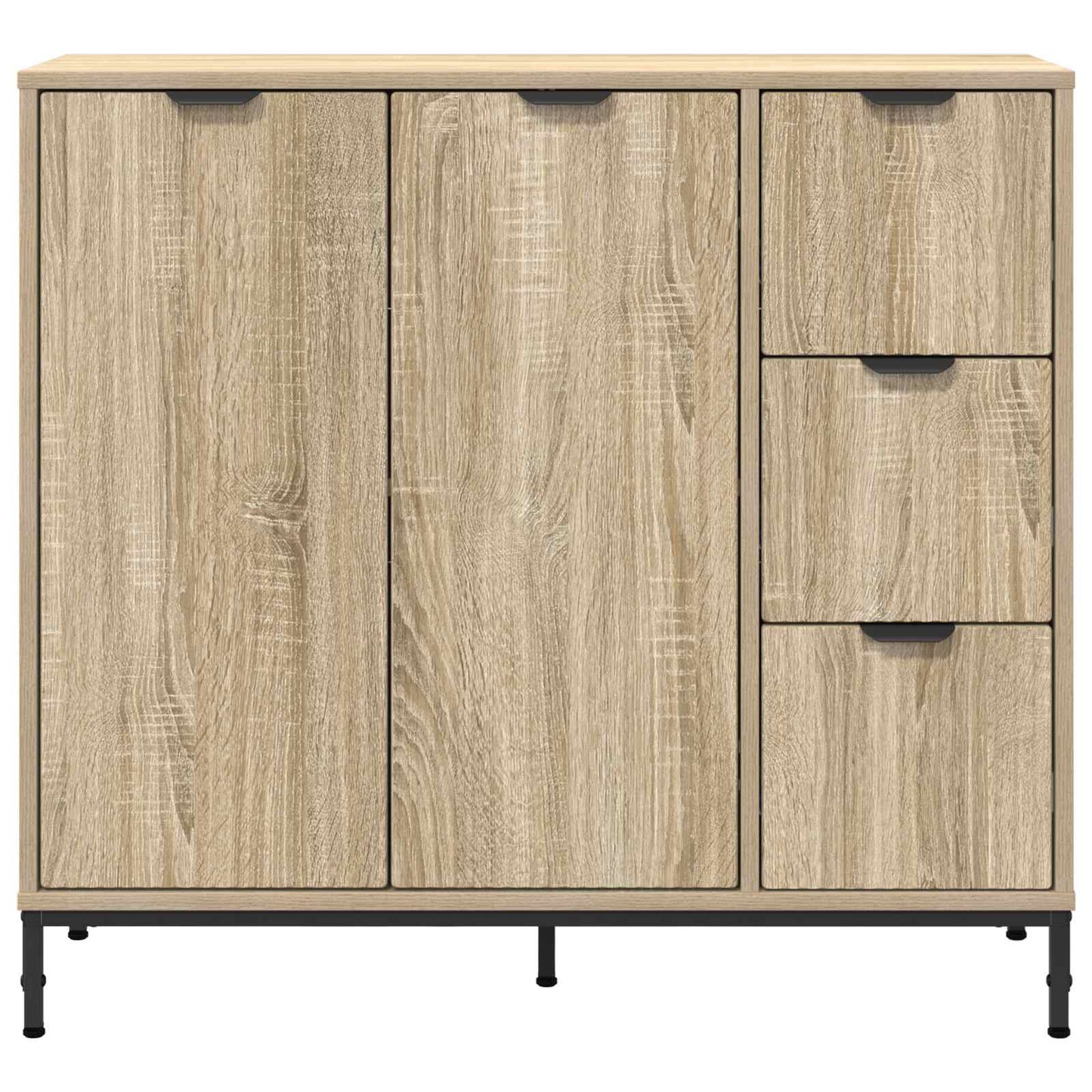 Sideboard Sonoma eg 89,5 x 33 x 82 cm Konstrueret træ