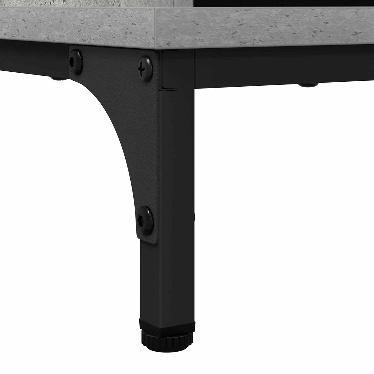 Sideboard Beton Grå 89,5 x 33 x 82 cm Konstrueret træ