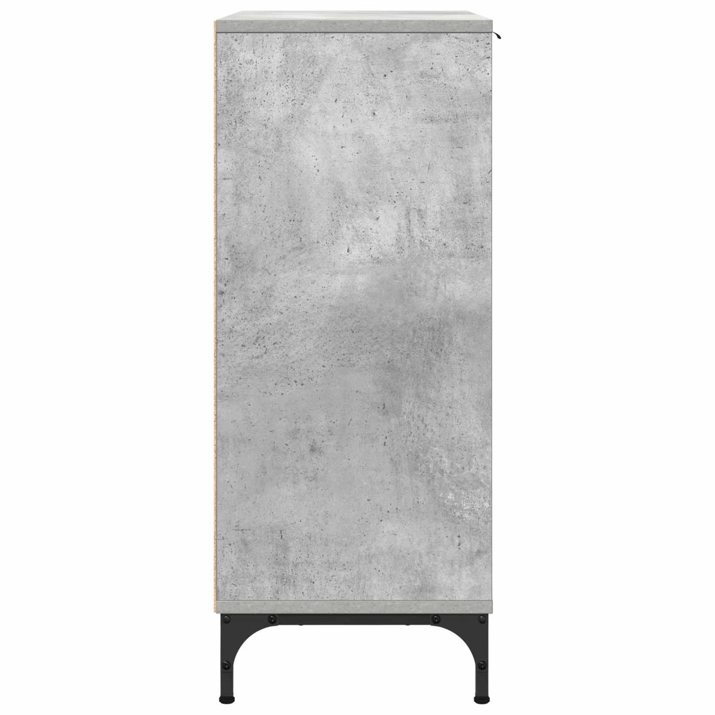 Sideboard Beton Grå 89,5 x 33 x 82 cm Konstrueret træ