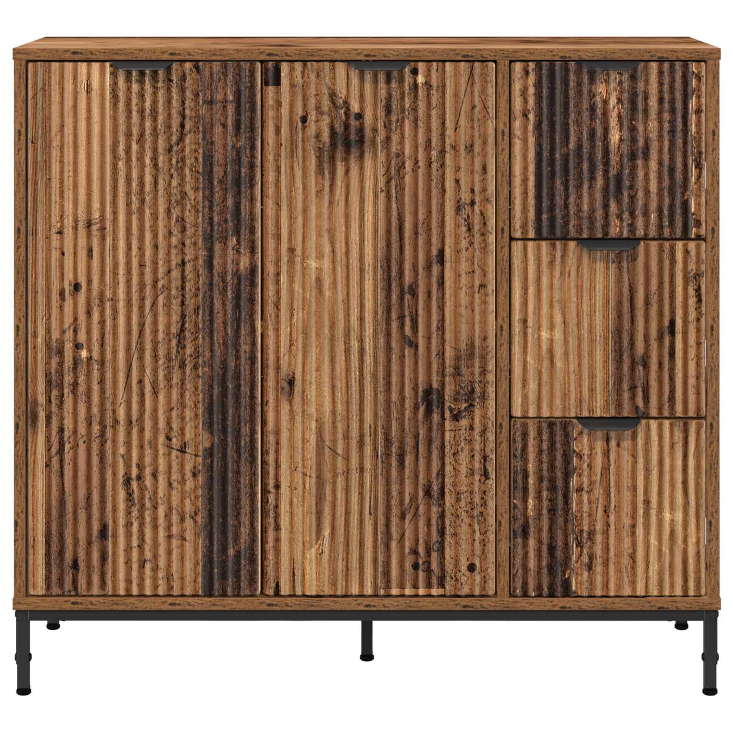 Sideboard Gammelt træ 89,5 x 33 x 82 cm Konstrueret træ