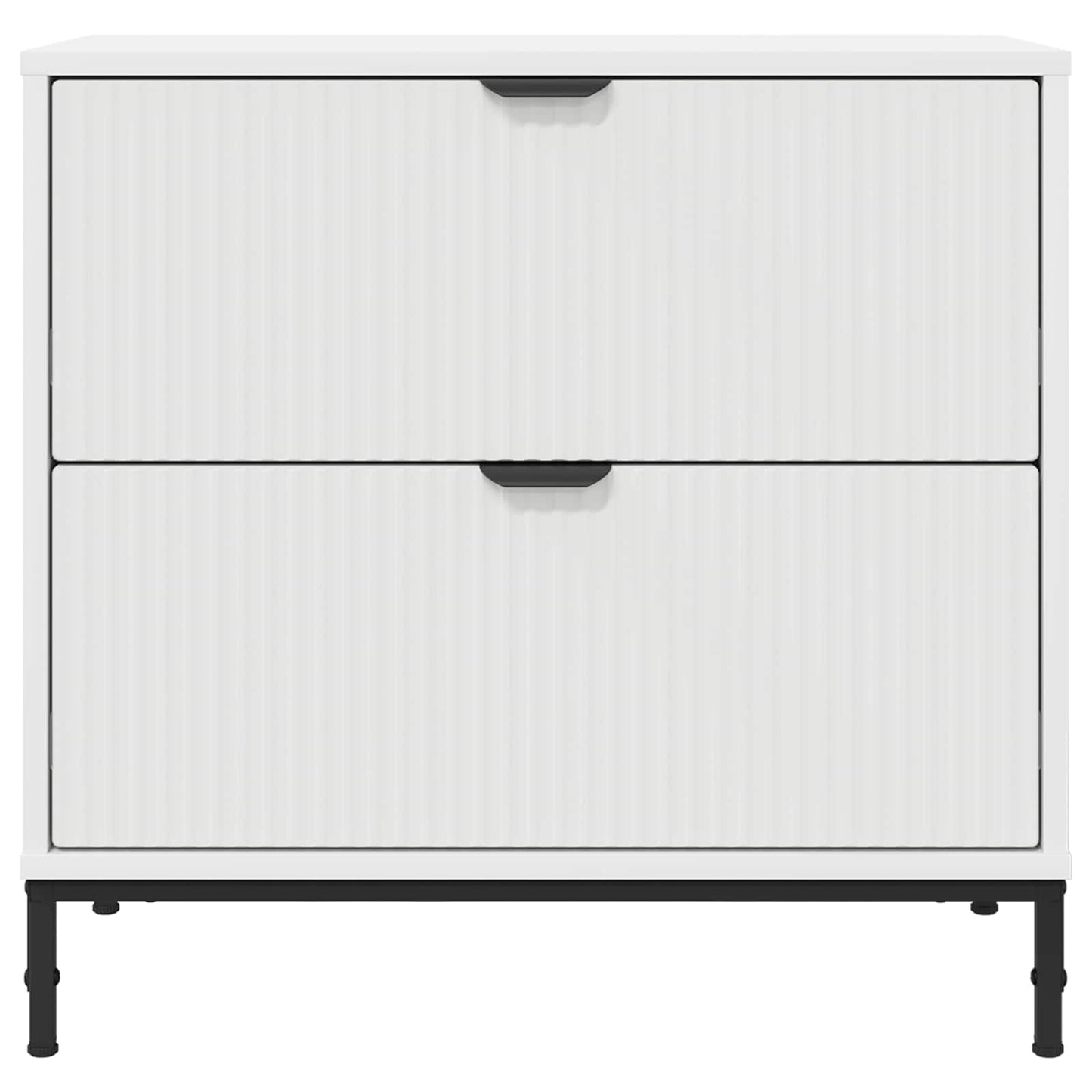 Sengebord Hvid 63.5 x 36 x 61 cm Konstrueret træ
