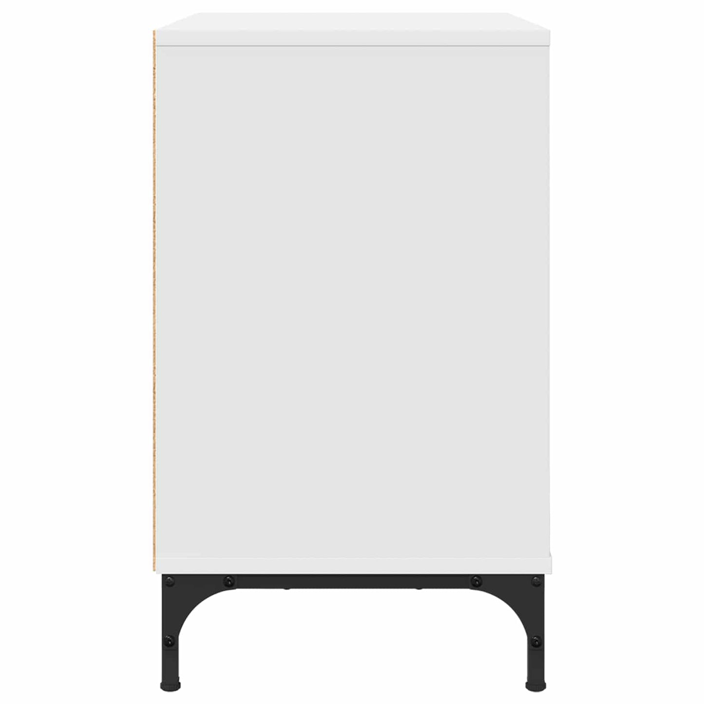 Sengebord Hvid 63.5 x 36 x 61 cm Konstrueret træ