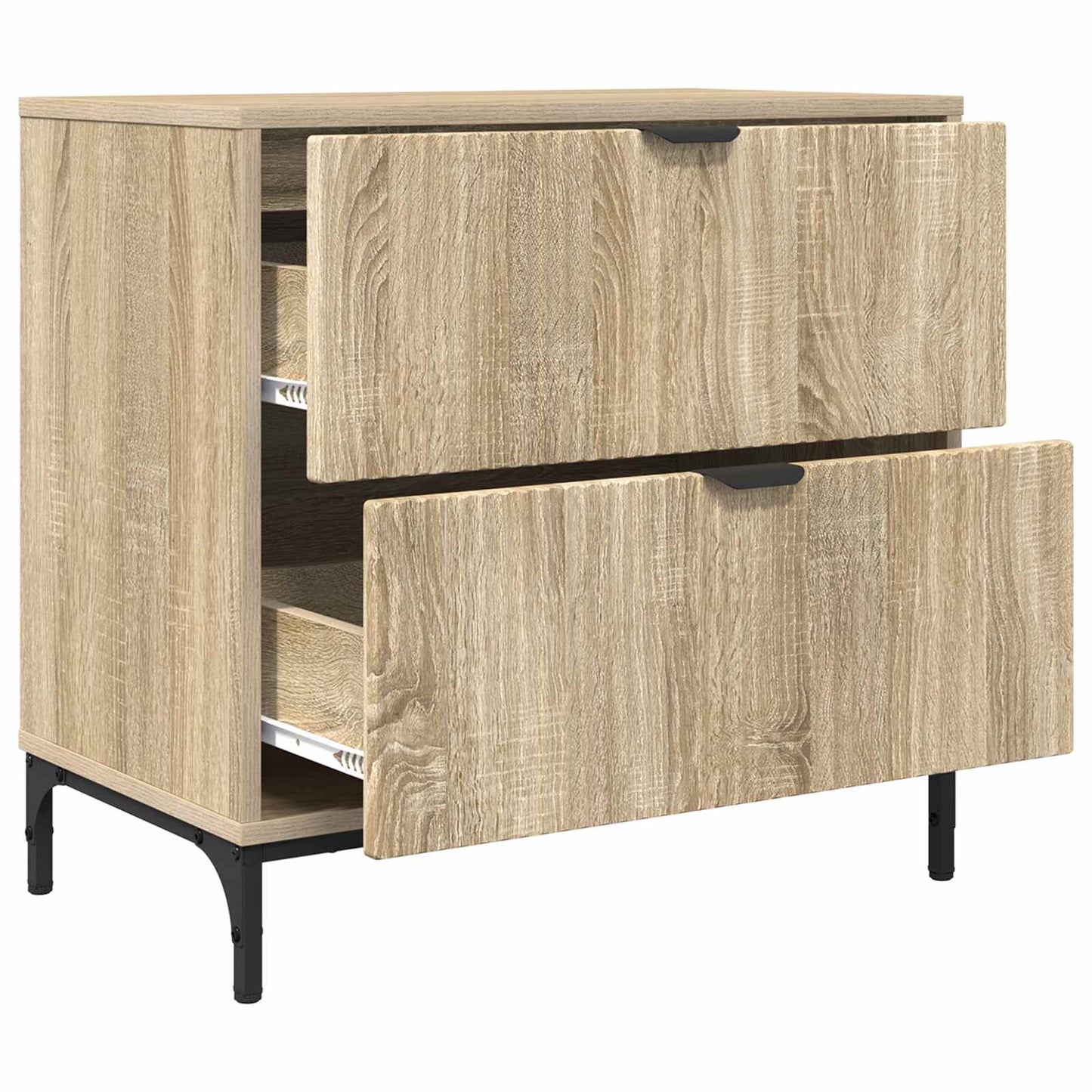 Sengebord Sonoma-eg 63.5 x 36 x 61 cm Konstrueret træ