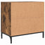 Sengebord Røget eg 63.5 x 36 x 61 cm Konstrueret træ