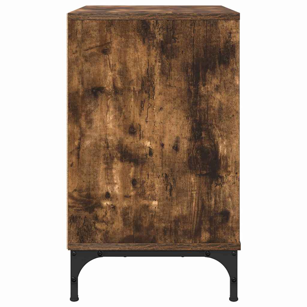 Sengebord Røget eg 63.5 x 36 x 61 cm Konstrueret træ