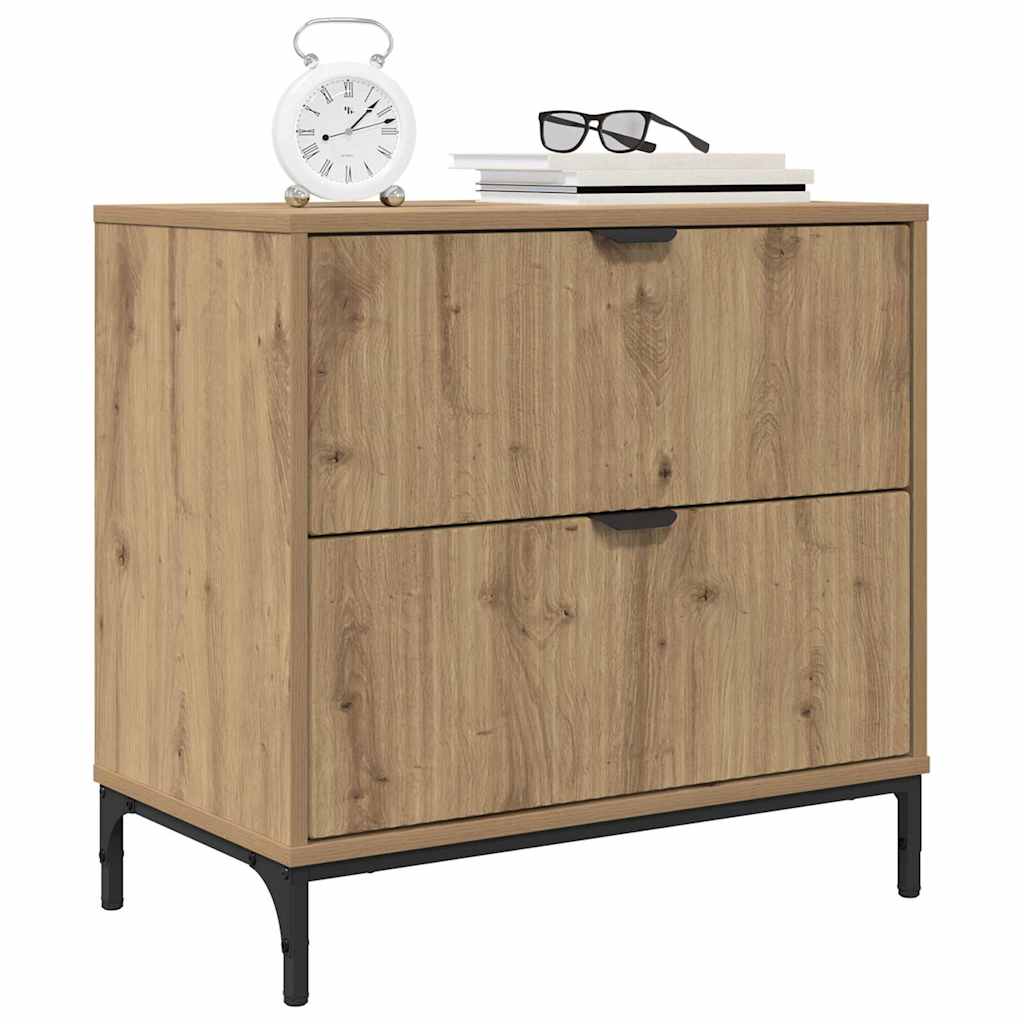 Sengebord artisan eg 63.5 x 36 x 61 cm Konstrueret træ
