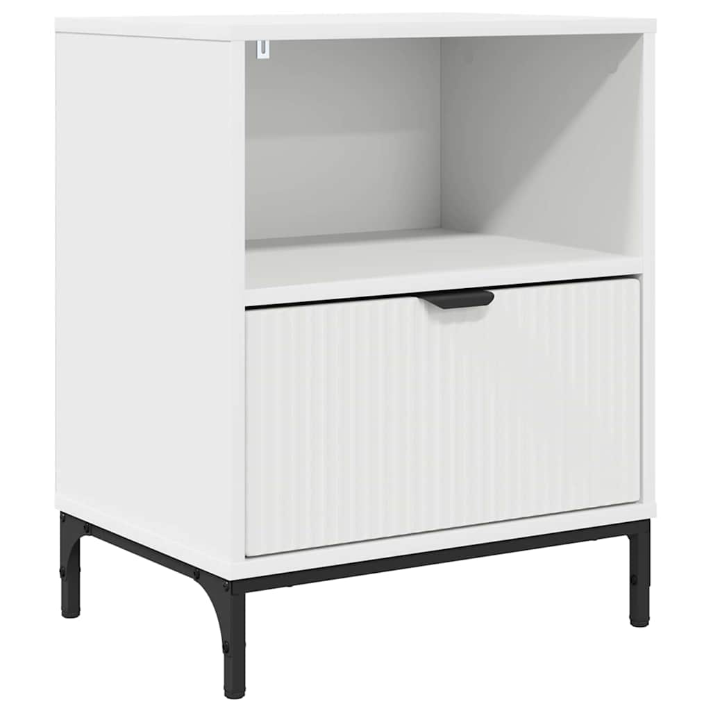 Natskab Hvid 49 x 36 x 61 cm Konstrueret træ
