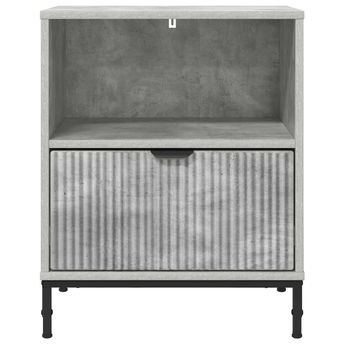 Natskab Betongrå 49 x 36 x 61 cm Konstrueret træ