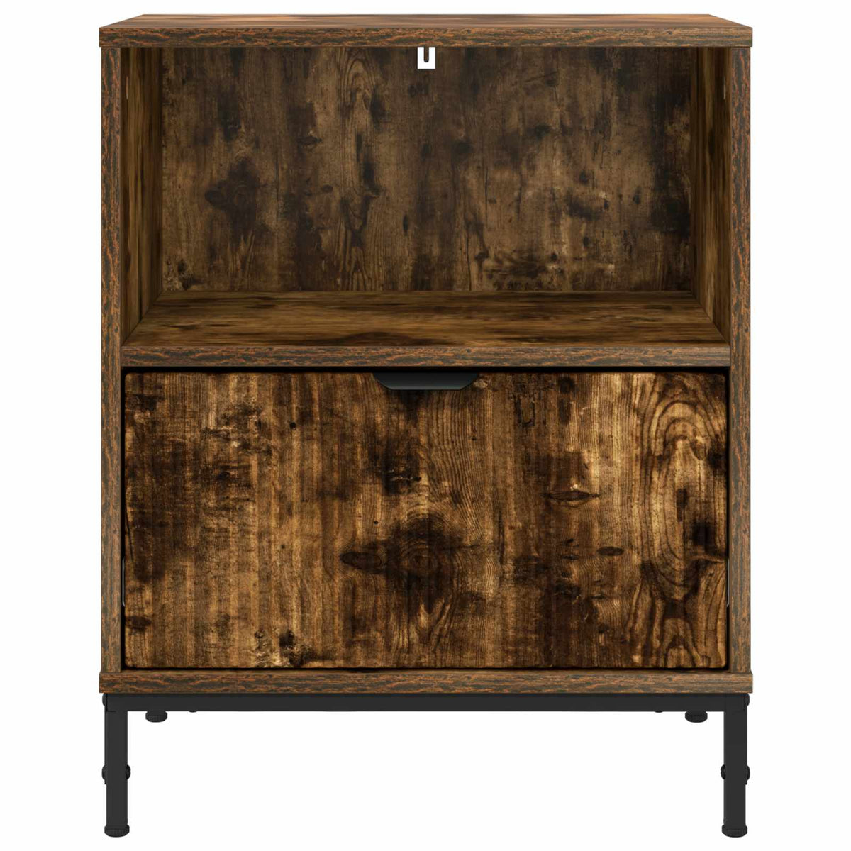 Natskab Røget eg 49 x 36 x 61 cm Konstrueret træ