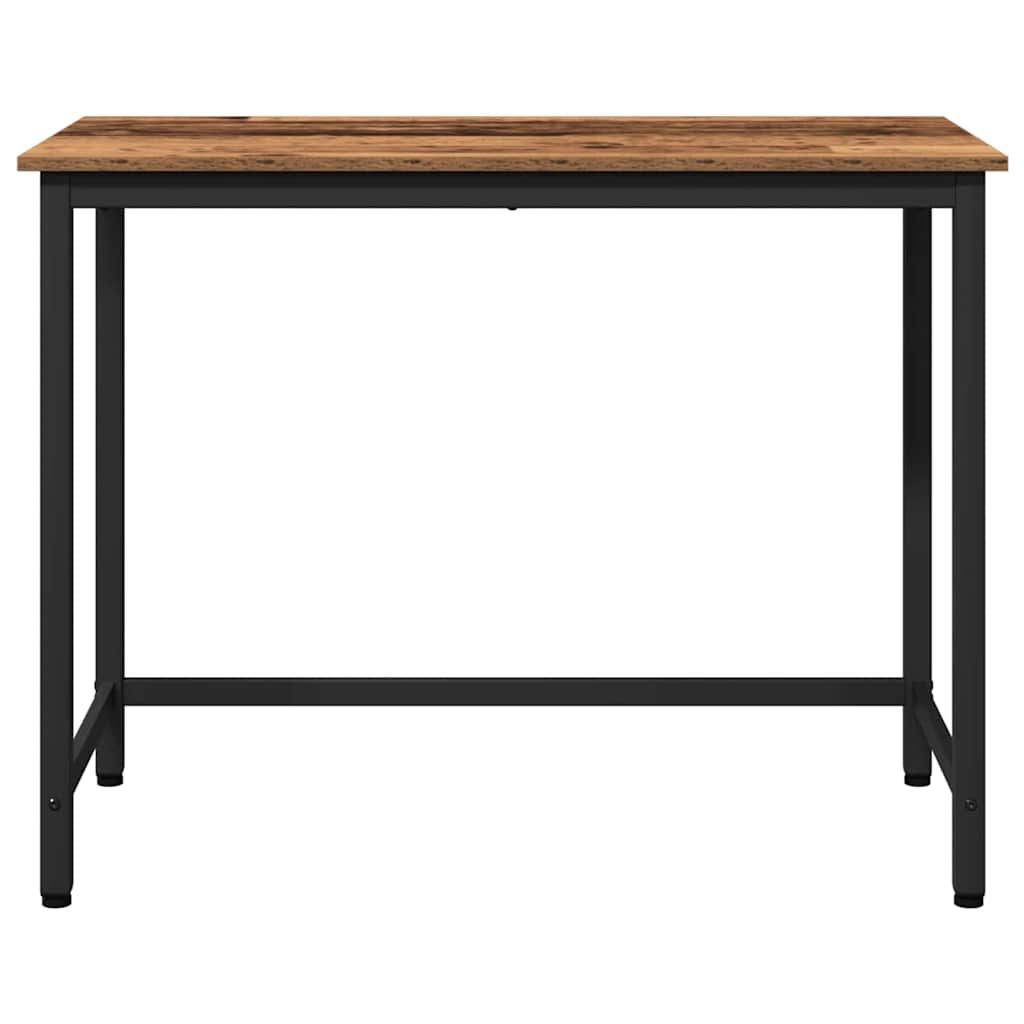 bord Gammelt træ 80 x 50 x 76,5 cm Ingeniørtræ og stål