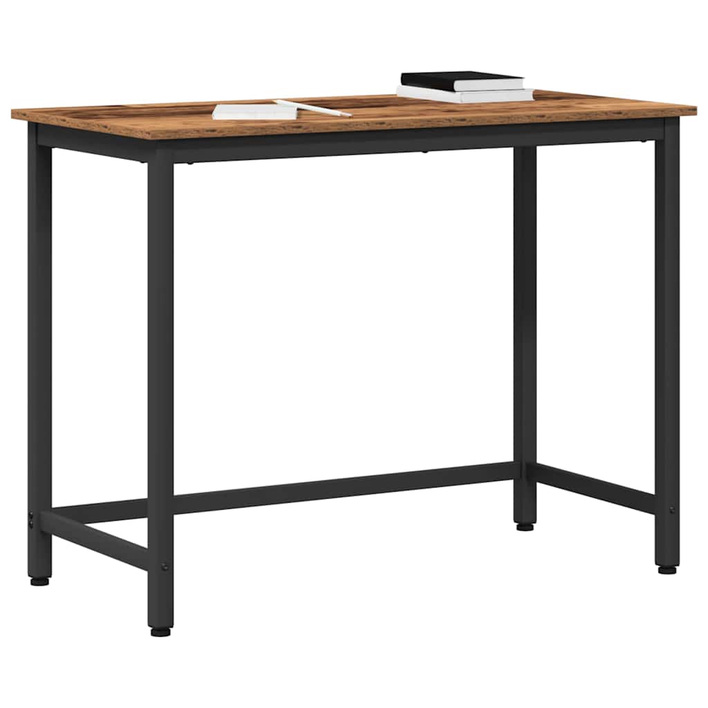 bord Gammelt træ 80 x 50 x 76,5 cm Ingeniørtræ og stål