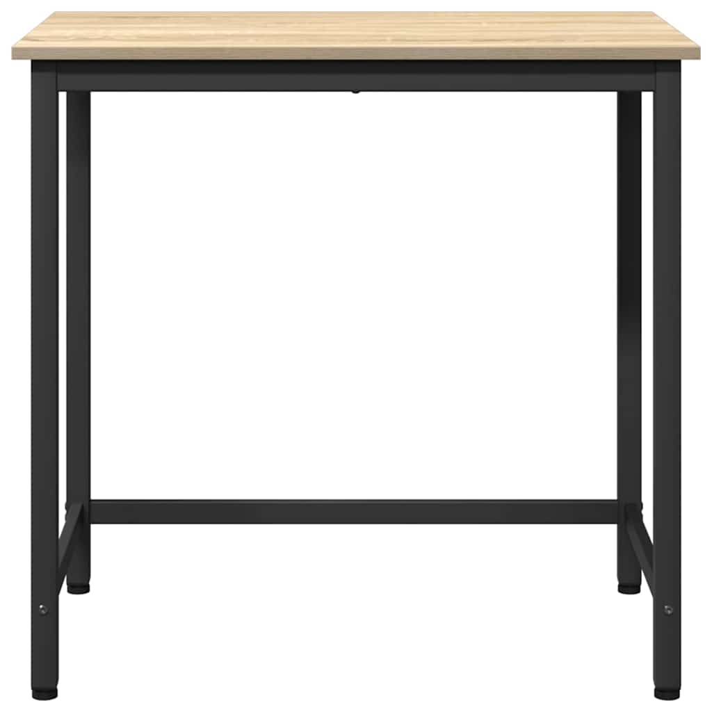 bord Sonoma eg 100 x 50 x 76,5 cm Ingeniørtræ og stål