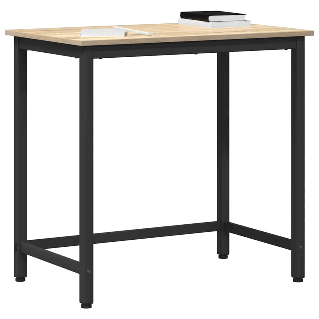 bord Sonoma eg 100 x 50 x 76,5 cm Ingeniørtræ og stål