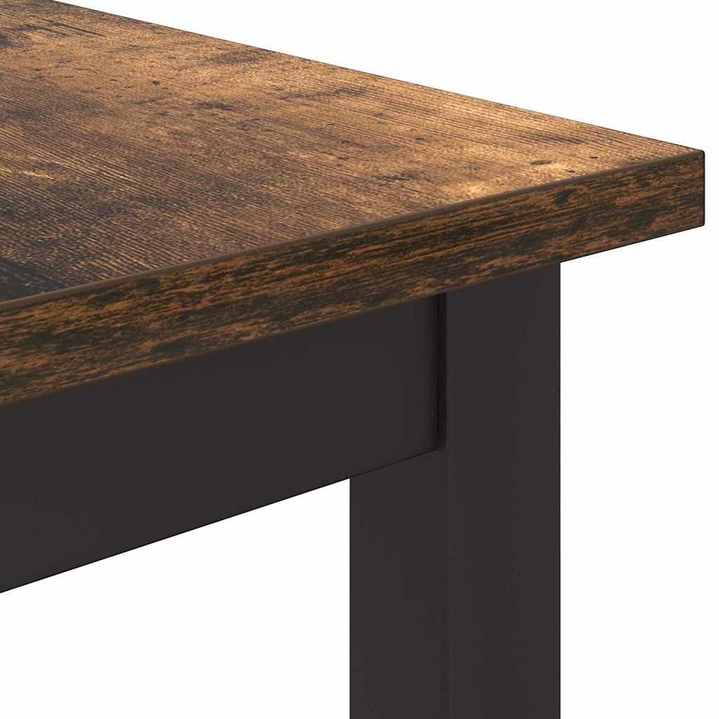 bord Røget eg 100 x 50 x 76,5 cm Ingeniørtræ og stål