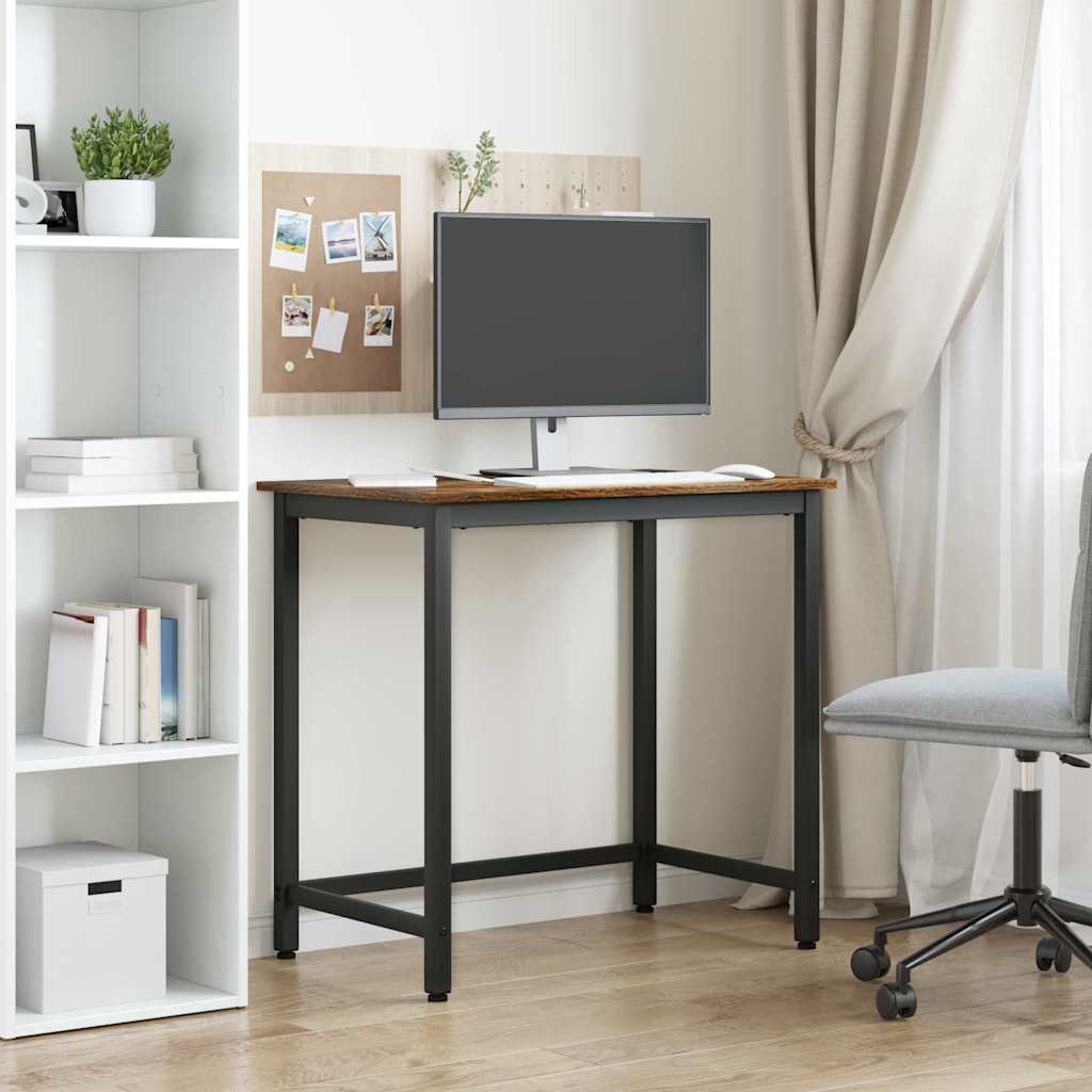 bord Røget eg 100 x 50 x 76,5 cm Ingeniørtræ og stål