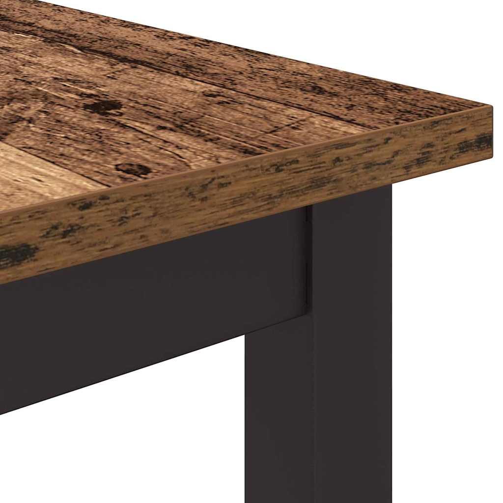 bord Gammelt træ 100 x 50 x 76,5 cm Ingeniørtræ og stål