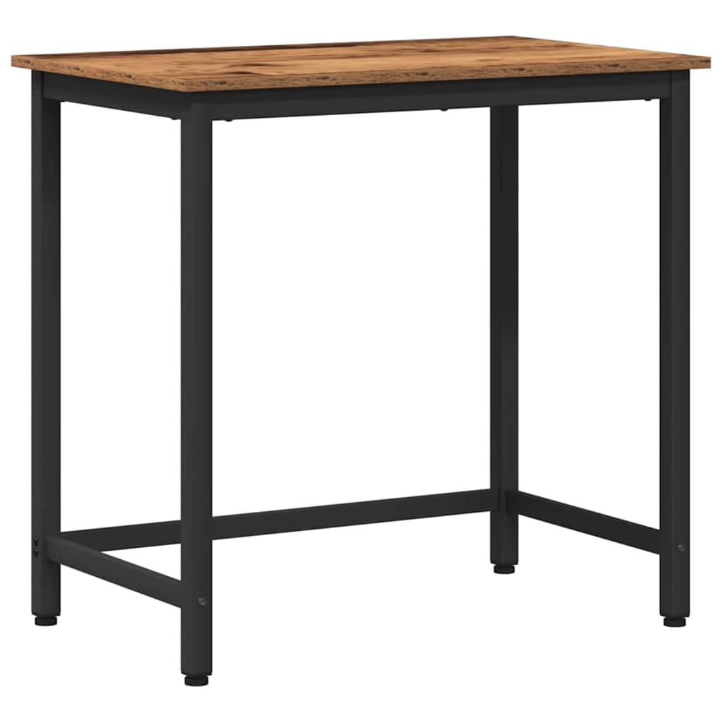 bord Gammelt træ 100 x 50 x 76,5 cm Ingeniørtræ og stål