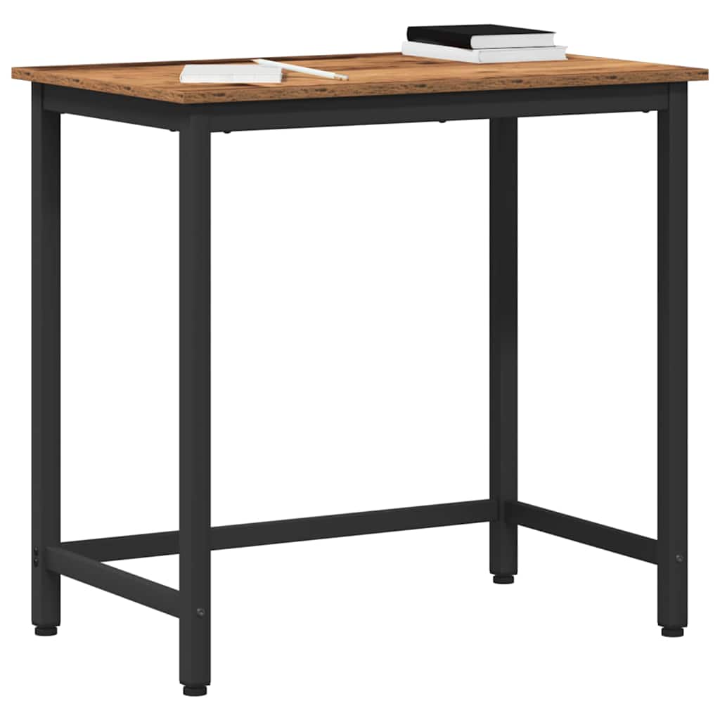 bord Gammelt træ 100 x 50 x 76,5 cm Ingeniørtræ og stål