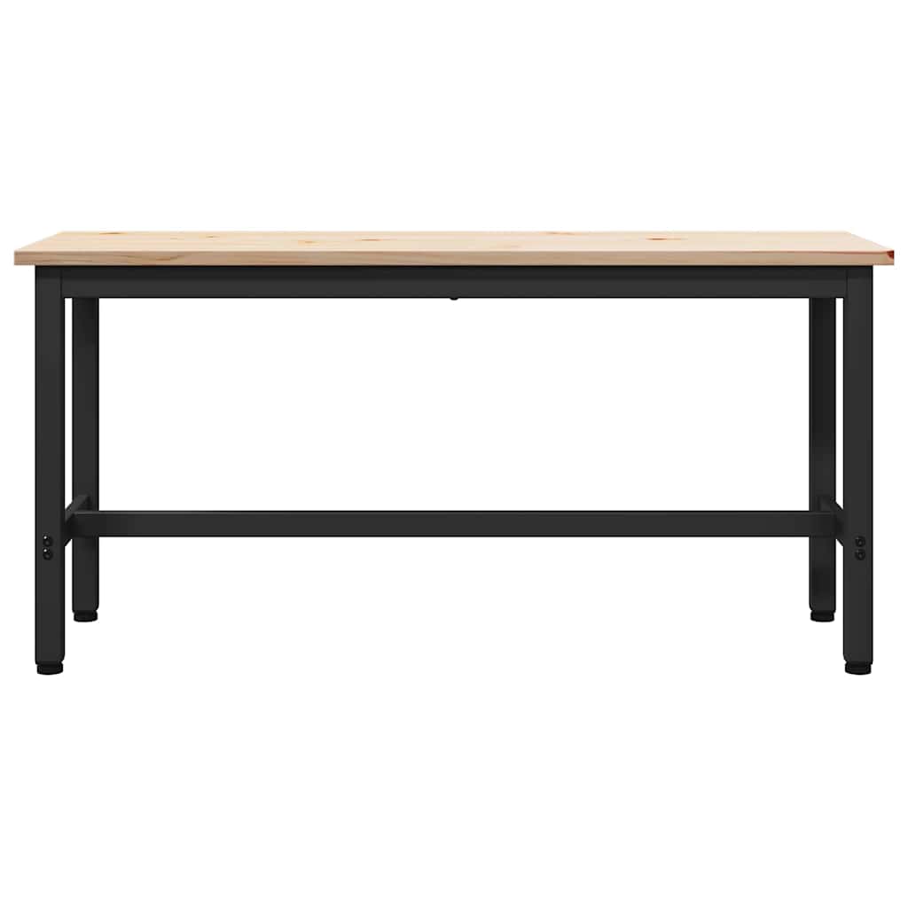 Spisebænke 100 x 32,5 x 49 cm 2 stk. Massivt fyrretræ