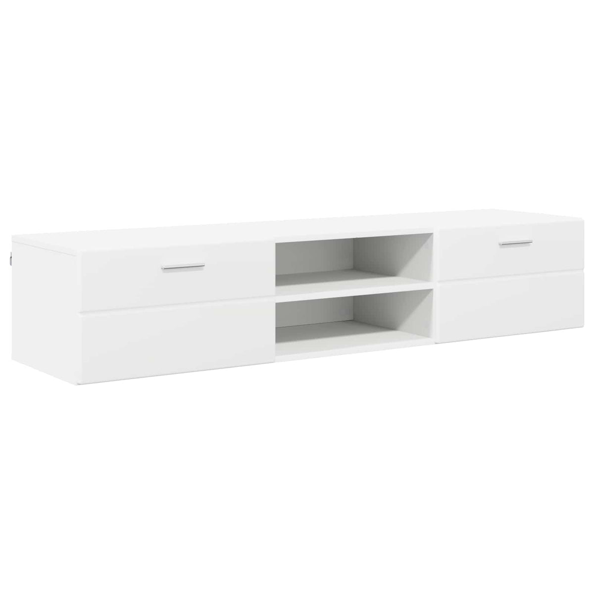 Træskab 150 x 39 x 30 cm Hvid Konstrueret træ