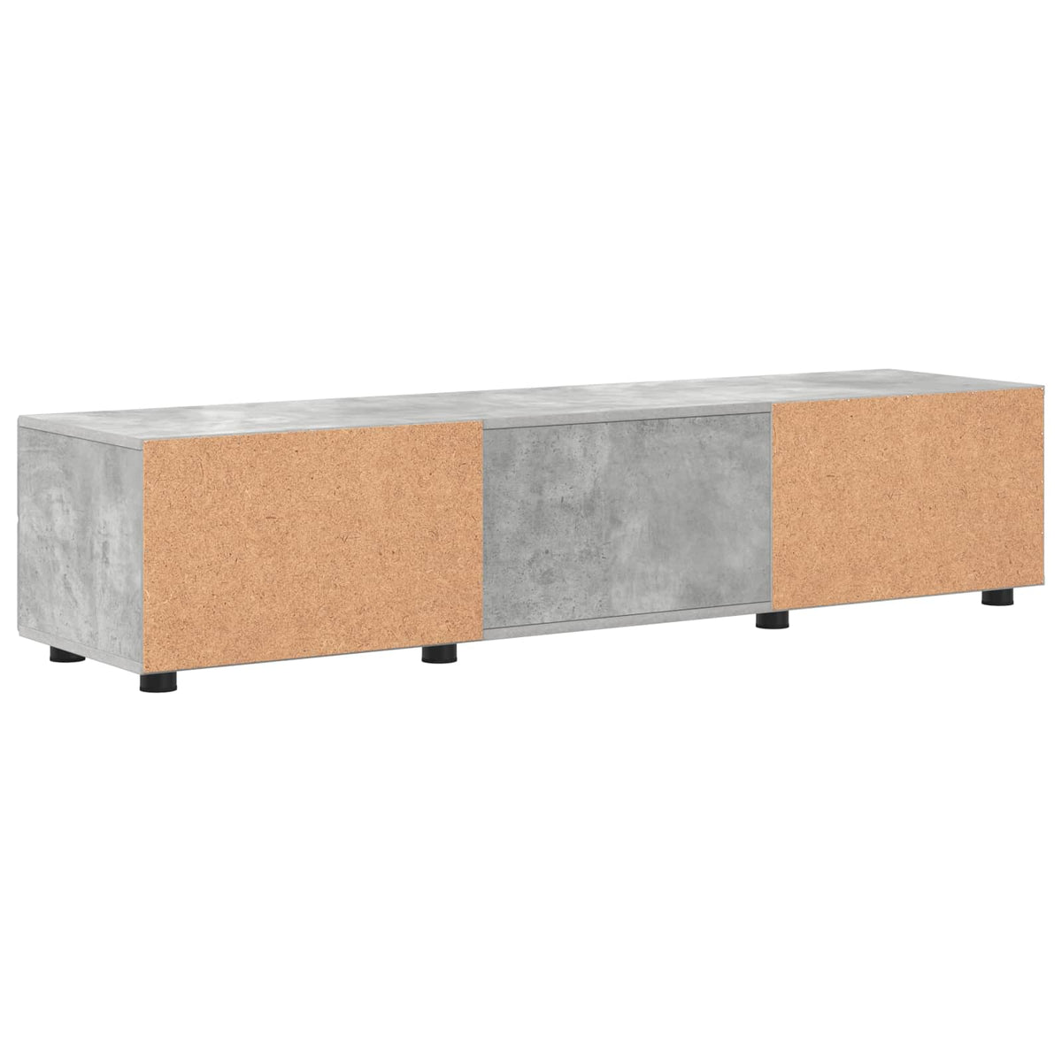 Træskab 150 x 39 x 30 cm Høj gloss hvid Konstrueret træ
