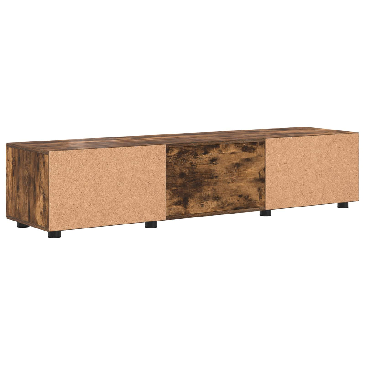 Træskab 150 x 39 x 30 cm Røget eg Konstrueret træ