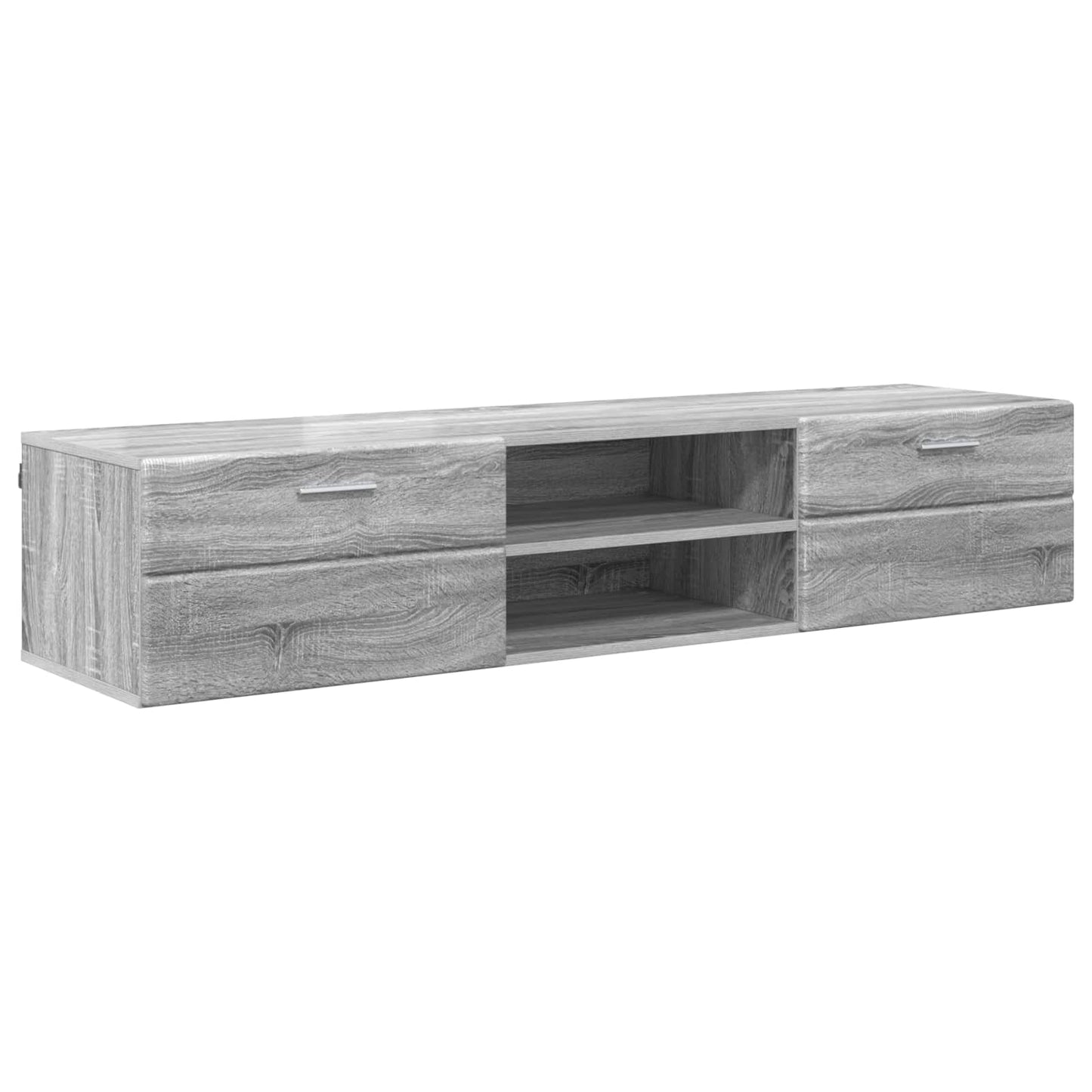 Træskab 150 x 39 x 30 cm Grå Sonoma Konstrueret træ