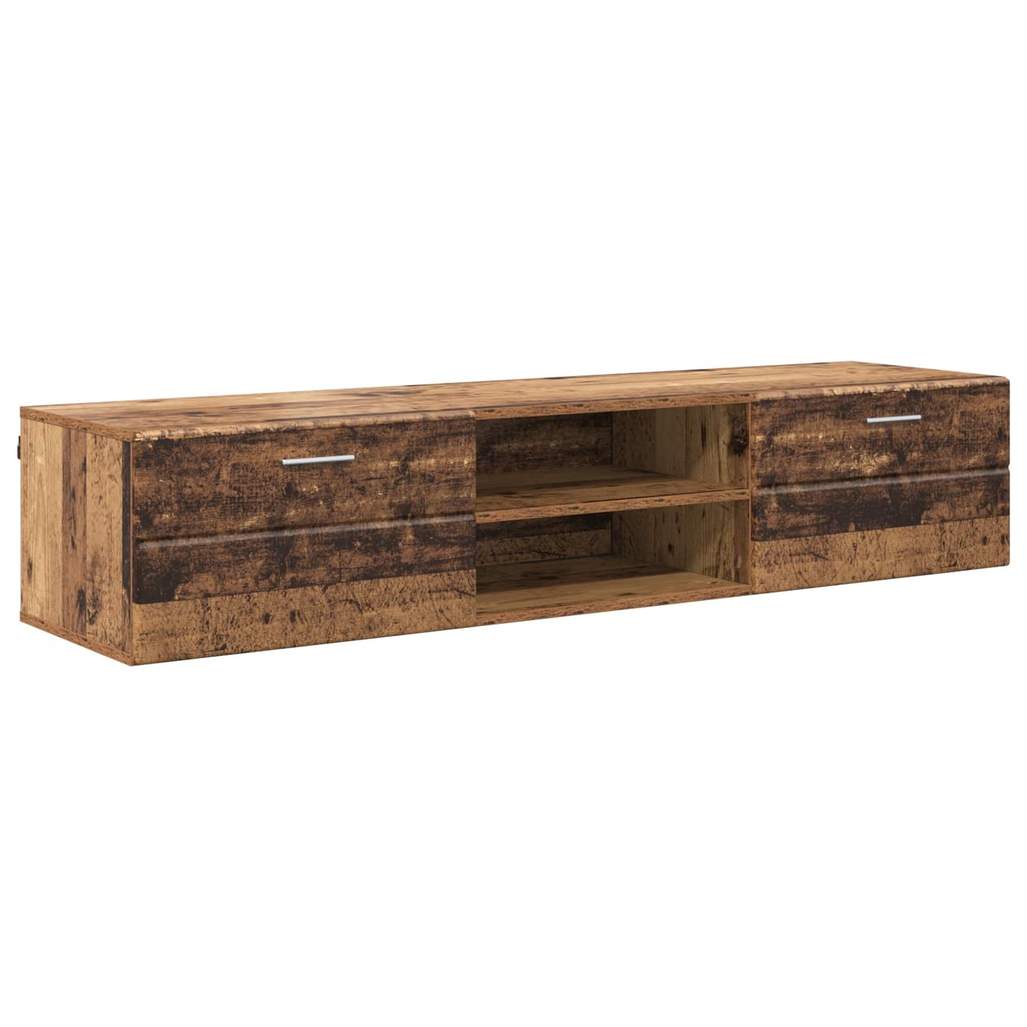 Træskab 150 x 39 x 30 cm Gammelt træ Konstrueret træ