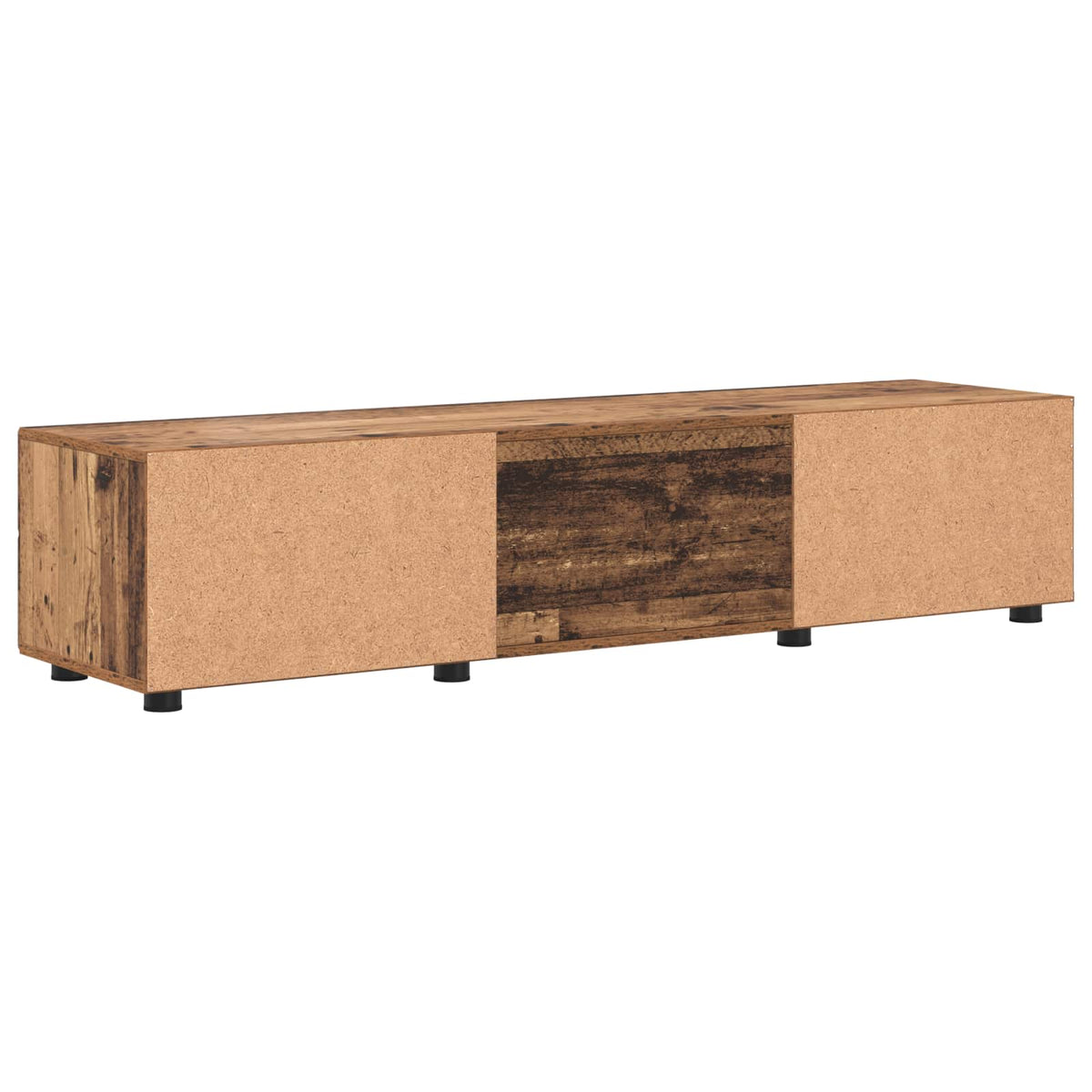 Træskab 150 x 39 x 30 cm Gammelt træ Konstrueret træ