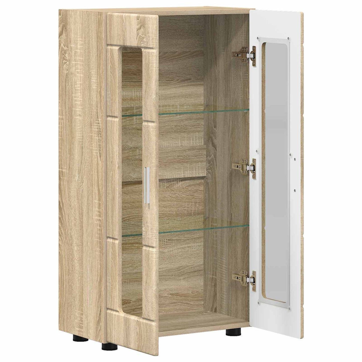 Sideboard FLORIN 55,5 x 29 x 100 cm Sonoma eg Konstrueret træ