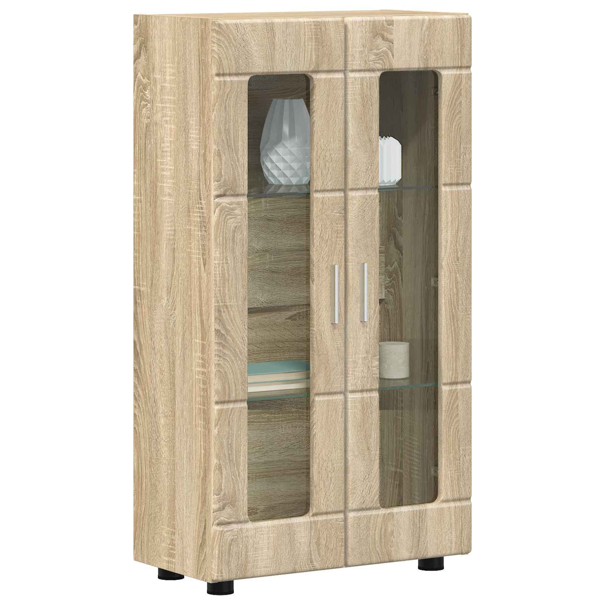 Sideboard FLORIN 55,5 x 29 x 100 cm Sonoma eg Konstrueret træ