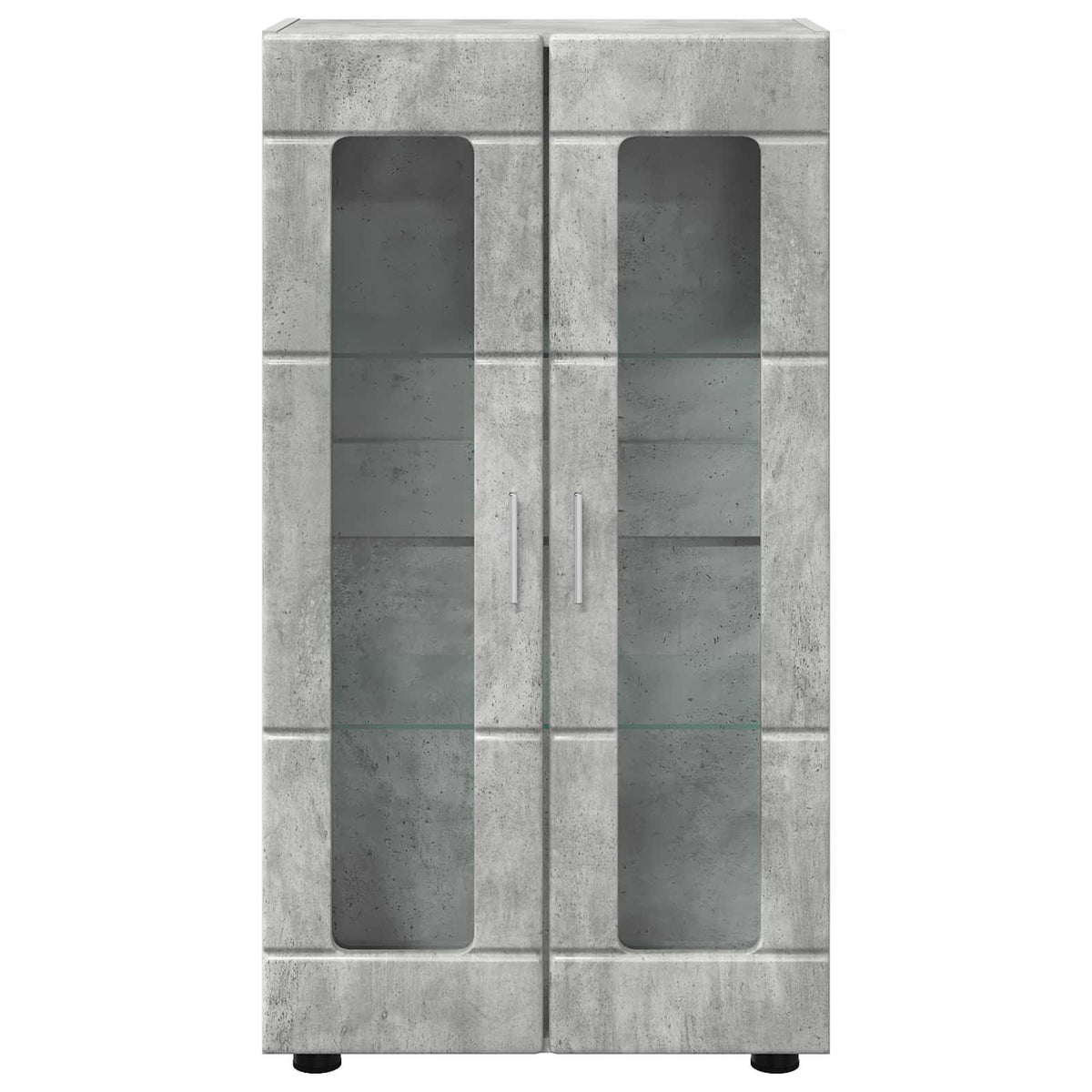 Sideboard FLORIN 55,5 x 29 x 100 cm Beton Grå Konstrueret træ