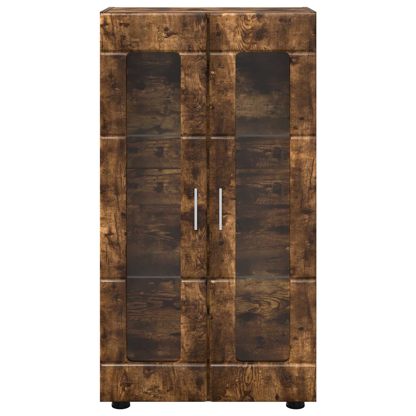 Sideboard FLORIN 55,5 x 29 x 100 cm Røget eg Konstrueret træ
