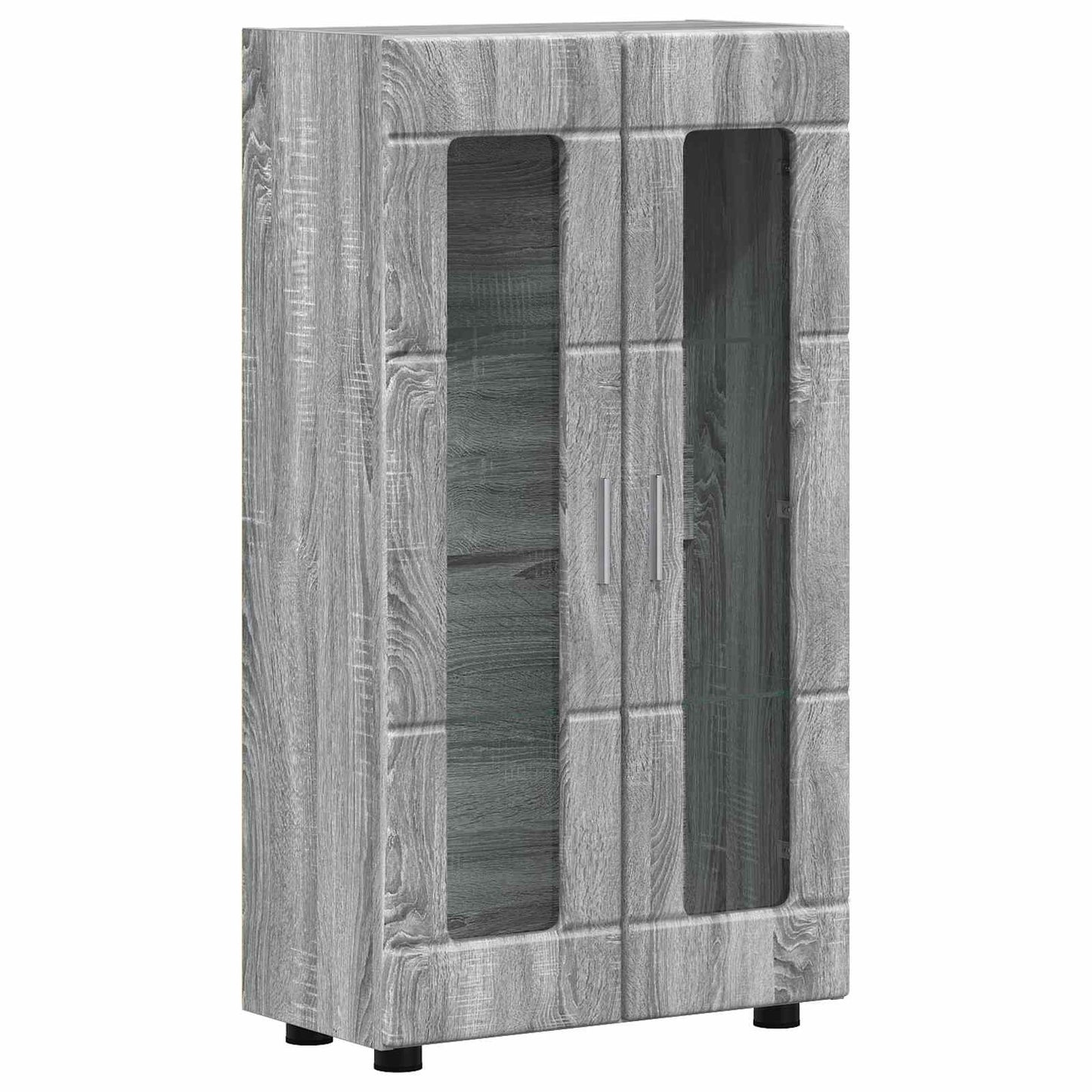 Sideboard FLORIN 55,5 x 29 x 100 cm Grå Sonoma Konstrueret træ
