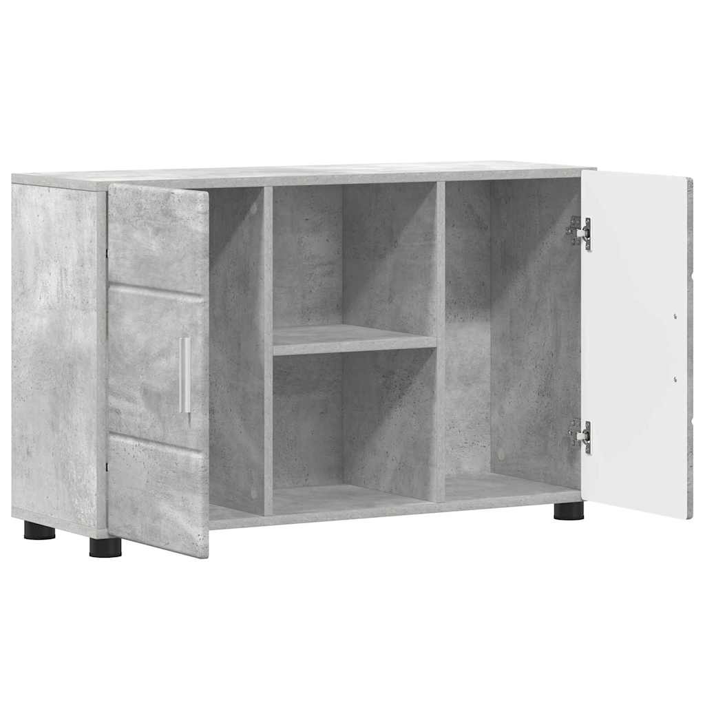 Sideboard FLORIN 88,5 x 30,5 x 55,5 cm Beton Grå