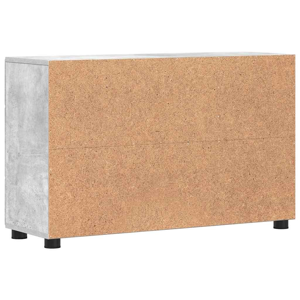Sideboard FLORIN 88,5 x 30,5 x 55,5 cm Beton Grå