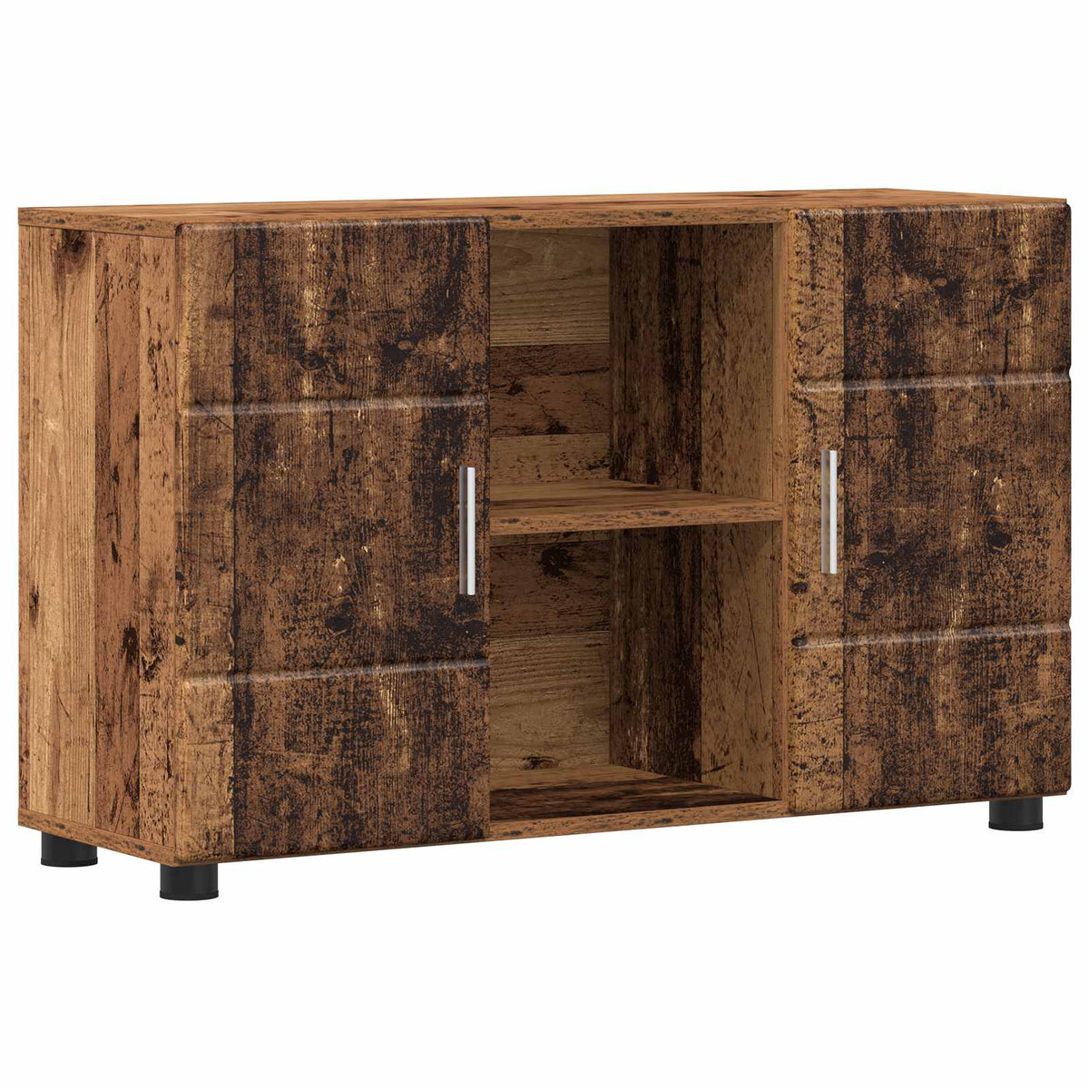 Sideboard FLORIN 88,5 x 30,5 x 55,5 cm Gammelt træ