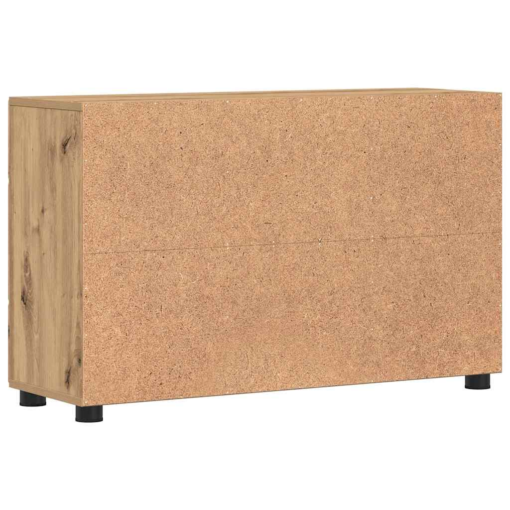 Sideboard FLORIN 88,5 x 30,5 x 55,5 cm Artisan Egetræ
