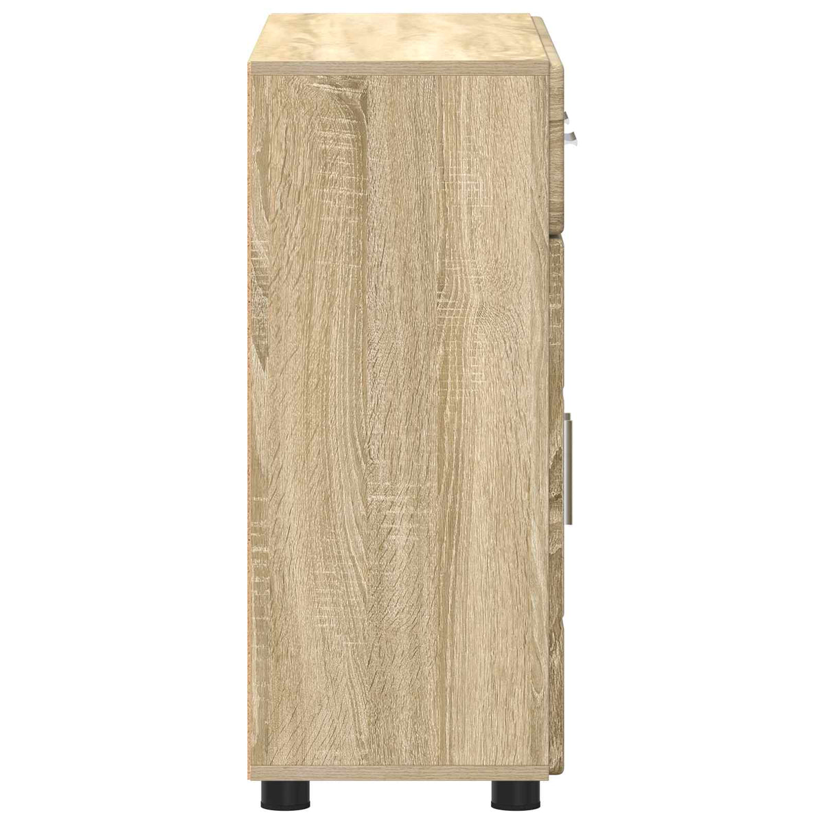 Sideboard FLORIN 88,5 x 30,5 x 73 cm Sonoma eg Konstrueret træ