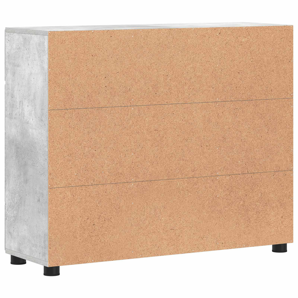 Sideboard FLORIN 88,5 x 30,5 x 73 cm Beton Grå Konstrueret træ