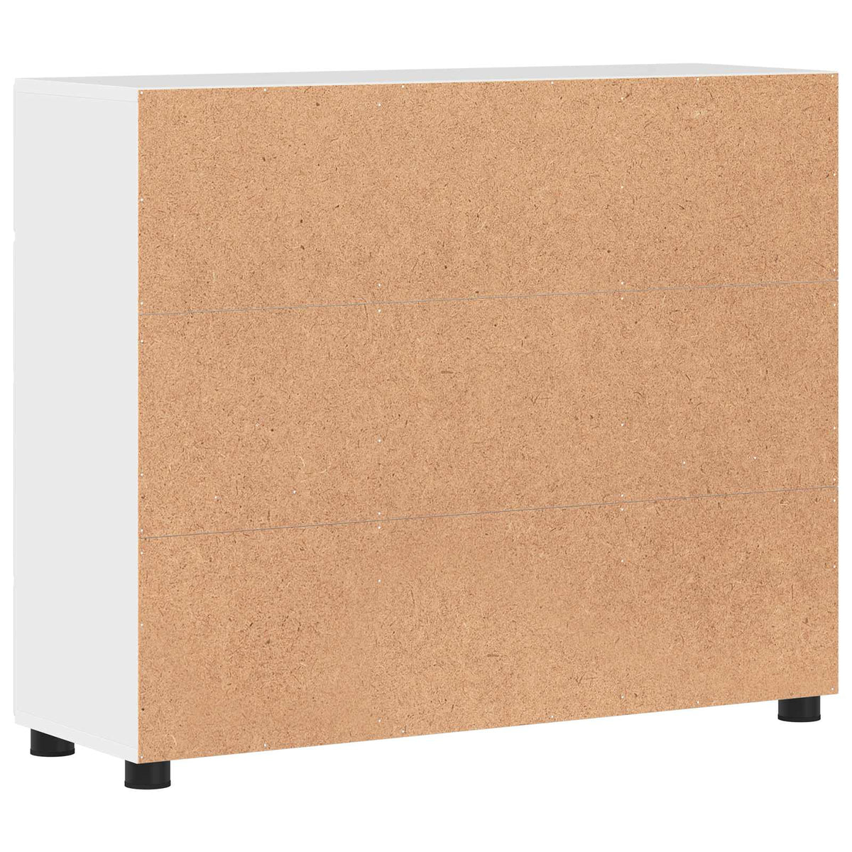 Sideboard FLORIN 88,5 x 30,5 x 73 cm Høj gloss hvid