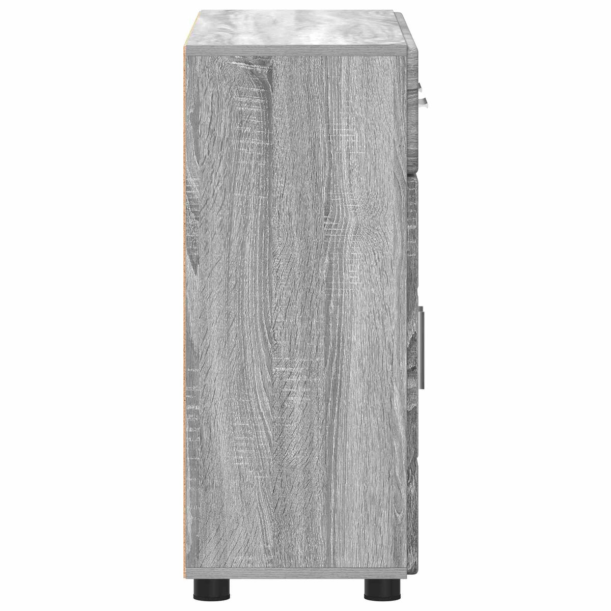 Sideboard FLORIN 88,5 x 30,5 x 73 cm Grå Sonoma Konstrueret træ