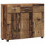 Sideboard FLORIN 88,5 x 30,5 x 73 cm Gammelt træ