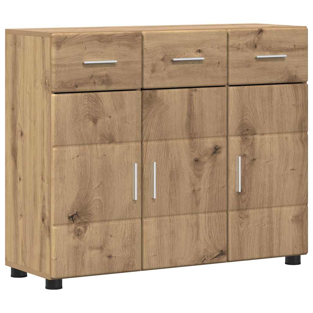 Sideboard FLORIN 88,5 x 30,5 x 73 cm Artisan Egetræ