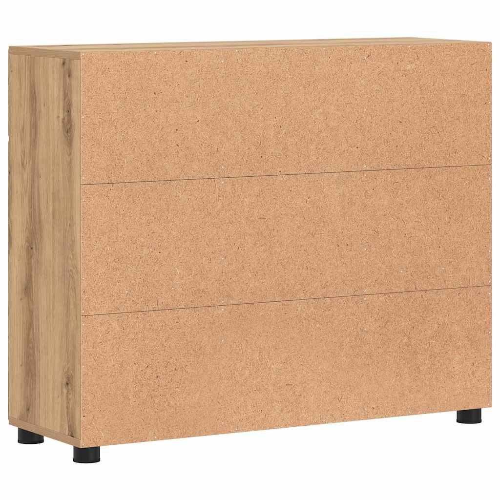 Sideboard FLORIN 88,5 x 30,5 x 73 cm Artisan Egetræ