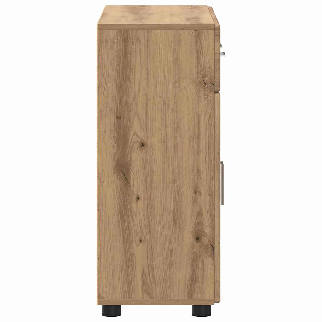 Sideboard FLORIN 88,5 x 30,5 x 73 cm Artisan Egetræ