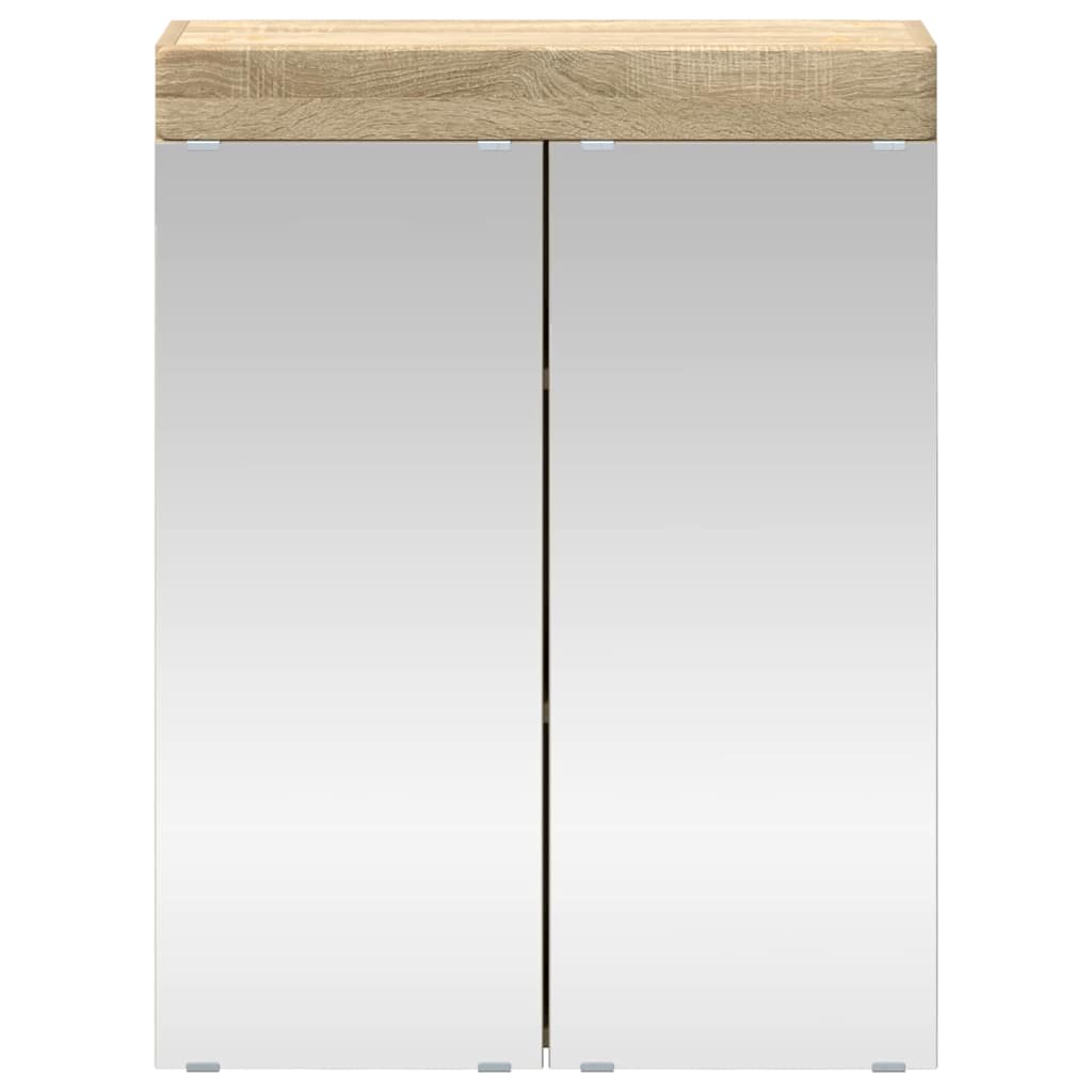 Badeværelsesspejlskab TULUM Sonoma eg 60 x 16,5 x 78 cm