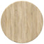 Bordplade Ø 30 x 1,5 cm Rund Konstrueret træ Sonoma-eg