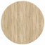 Bordplade Ø 50 x 1,5 cm Rund Konstrueret træ Sonoma-eg